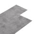 Lamas de suelo no autoadhesivos PVC marrón cemento 5,26 m² 2