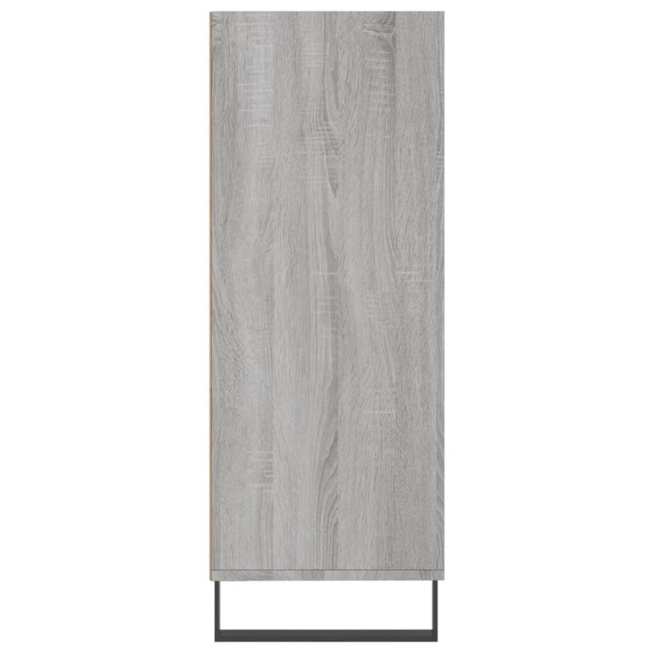 Estantería madera de ingeniería gris Sonoma 69,5x32,5x90