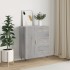 Aparador de madera de ingeniería gris Sonoma 69,5x34x90