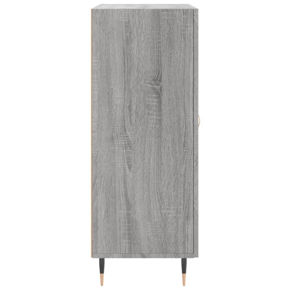 Aparador de madera de ingeniería gris Sonoma 69,5x34x90