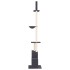 Árbol rascador gatos suelo a techo gris oscuro 250,5-276,5