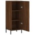 Aparador madera de ingeniería marrón roble 34,5x34x90