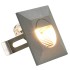 Lámparas LED de pared de jardín 6 unidades cuadrada plateada