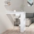 Mesa de bar de pared madera contrachapada blanco