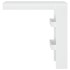 Mesa de bar de pared madera contrachapada blanco