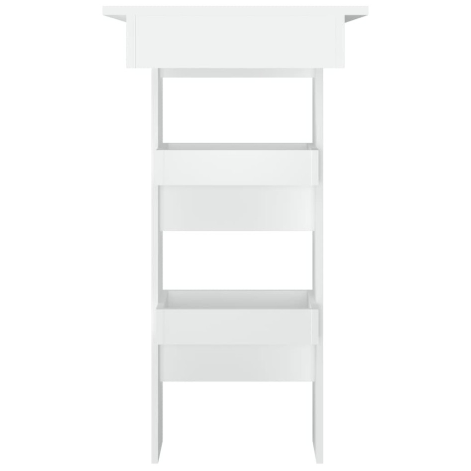 Mesa de bar de pared madera contrachapada blanco