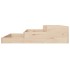 Jardinera de madera maciza de pino 107x107x27