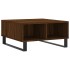 Mesa de centro madera de ingeniería roble marrón 60x60x30