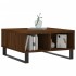 Mesa de centro madera de ingeniería roble marrón 60x60x30