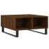 Mesa de centro madera de ingeniería roble marrón 60x60x30