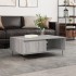 Mesa de centro madera de ingeniería gris Sonoma 90x60x35