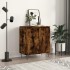 Aparador madera contrachapada color roble ahumado 60x35x70