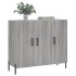 Aparador de madera de ingeniería gris Sonoma 90x34x80