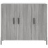Aparador de madera de ingeniería gris Sonoma 90x34x80