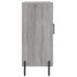 Aparador de madera de ingeniería gris Sonoma 90x34x80
