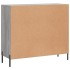 Aparador de madera de ingeniería gris Sonoma 90x34x80