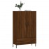 Aparador alto madera de ingeniería roble marrón 69,5x31x115