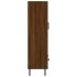 Aparador alto madera de ingeniería roble marrón 69,5x31x115