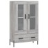 Aparador alto madera de ingeniería gris Sonoma 69,5x31x115
