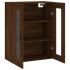 Armario de pared marrón roble 69,5x34x90