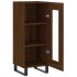 Aparador madera de ingeniería marrón roble 34,5x34x90