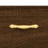 Mueble para TV madera contrachapada roble marrón 80x36x50