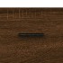 Mueble para TV madera contrachapada roble marrón 80x36x50