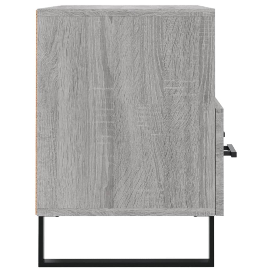 Mueble de TV madera de ingeniería gris Sonoma 80x36x50