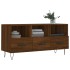 Mueble de TV madera de ingeniería marrón roble 102x36x50
