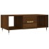 Mesa de centro madera contrachapada roble marrón 102x50x40