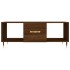 Mesa de centro madera contrachapada roble marrón 102x50x40