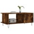 Mesa de centro madera contrachapada roble ahumado 90x50x40