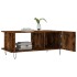 Mesa de centro madera contrachapada roble ahumado 90x50x40