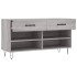 Banco zapatero madera de ingeniería gris Sonoma 102x35x55