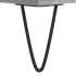 Banco zapatero madera de ingeniería gris Sonoma 102x35x55