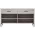 Banco zapatero madera de ingeniería gris Sonoma 102x35x55