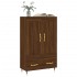 Aparador alto madera de ingeniería roble marrón 69,5x31x115