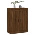 Armario de pared madera ingeniería roble marrón 69,5x34x90