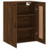 Armario de pared madera ingeniería roble marrón 69,5x34x90
