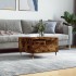 Mesa de centro madera contrachapada roble ahumado 55x55x36,5