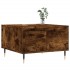 Mesa de centro madera contrachapada roble ahumado 55x55x36,5