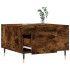 Mesa de centro madera contrachapada roble ahumado 55x55x36,5