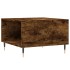 Mesa de centro madera contrachapada roble ahumado 55x55x36,5