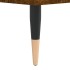 Mesa de centro madera contrachapada roble ahumado 55x55x36,5