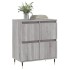 Aparador de madera contrachapada gris Sonoma 60x35x70
