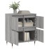 Aparador de madera contrachapada gris Sonoma 60x35x70