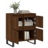 Aparador madera contrachapada marrón roble 60x35x70