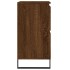 Aparador madera contrachapada marrón roble 60x35x70