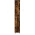 Armario de baño madera contrachapada roble ahumado 30x30x190