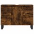 Mueble de baño madera de ingeniería roble ahumado 80x33x60